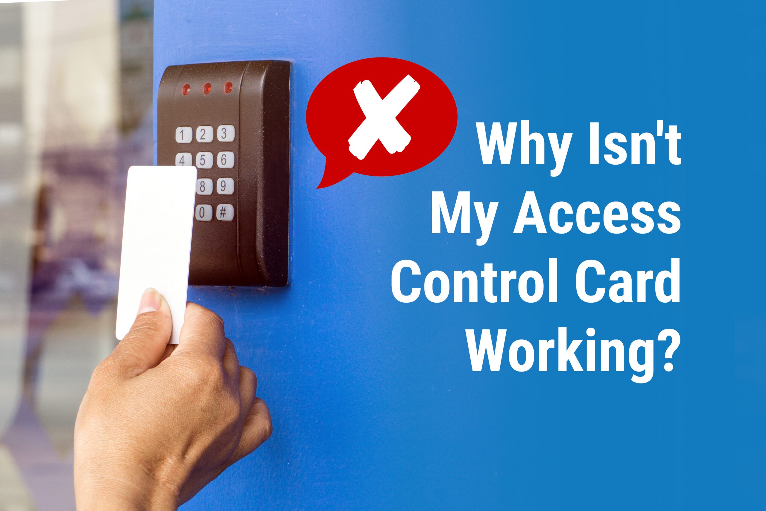 access card not working email format