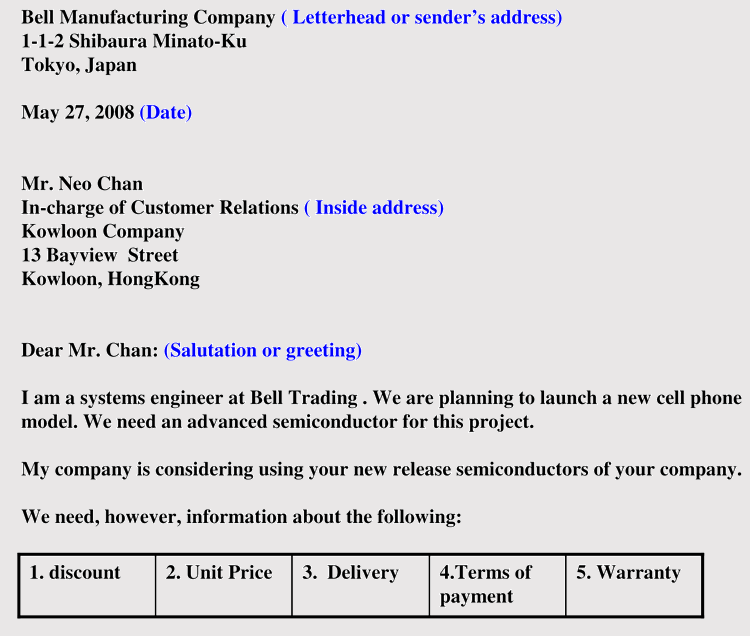 ask quotation email
