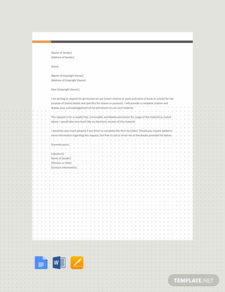 asking for access permission email