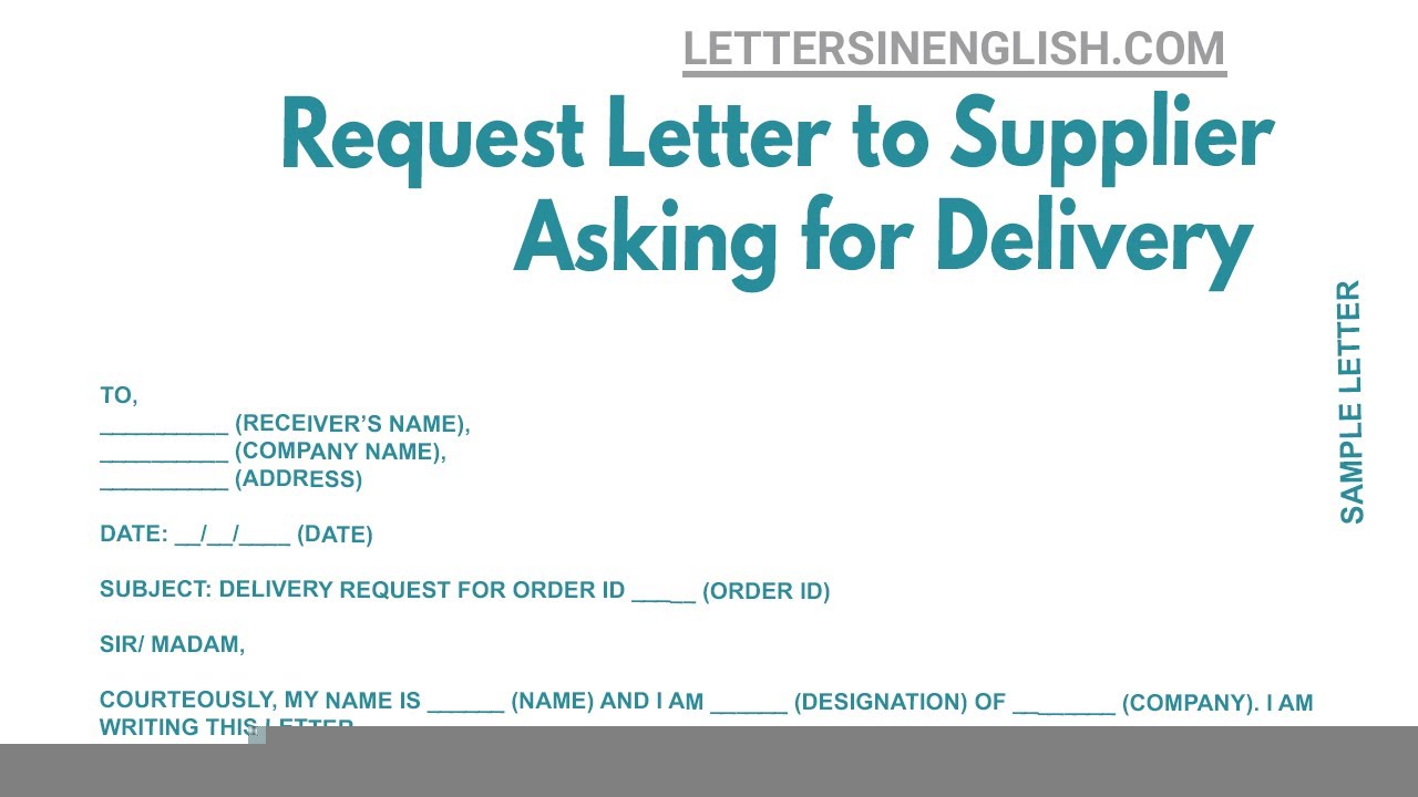 asking for delivery date email