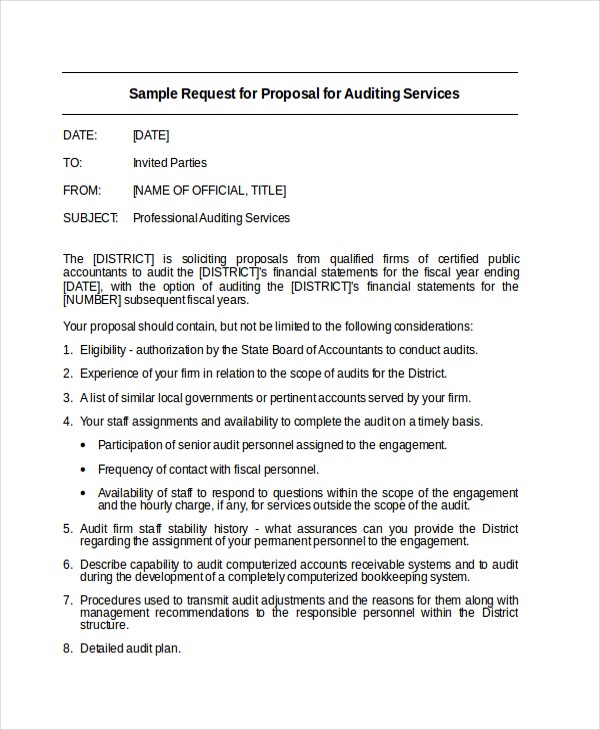 audit request email sample