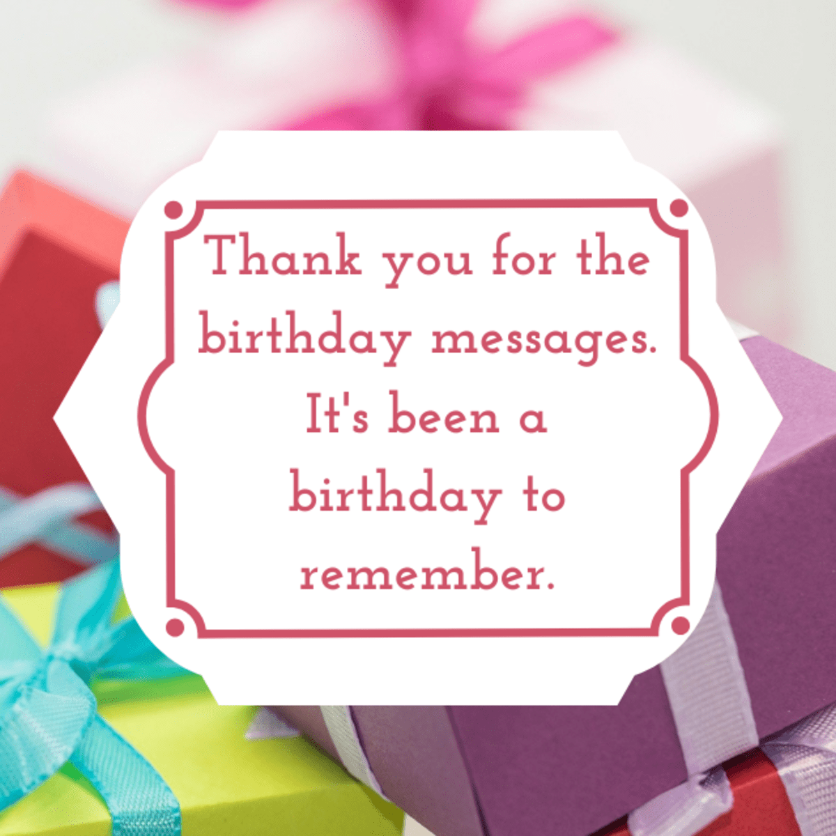 birthday contribution message