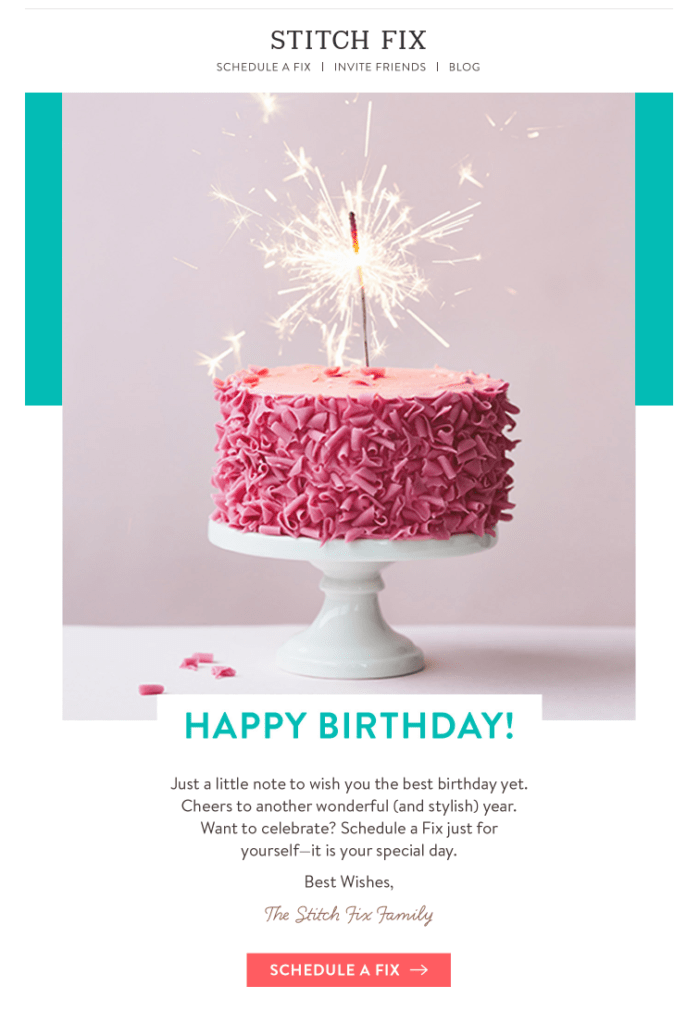 birthday email template outlook