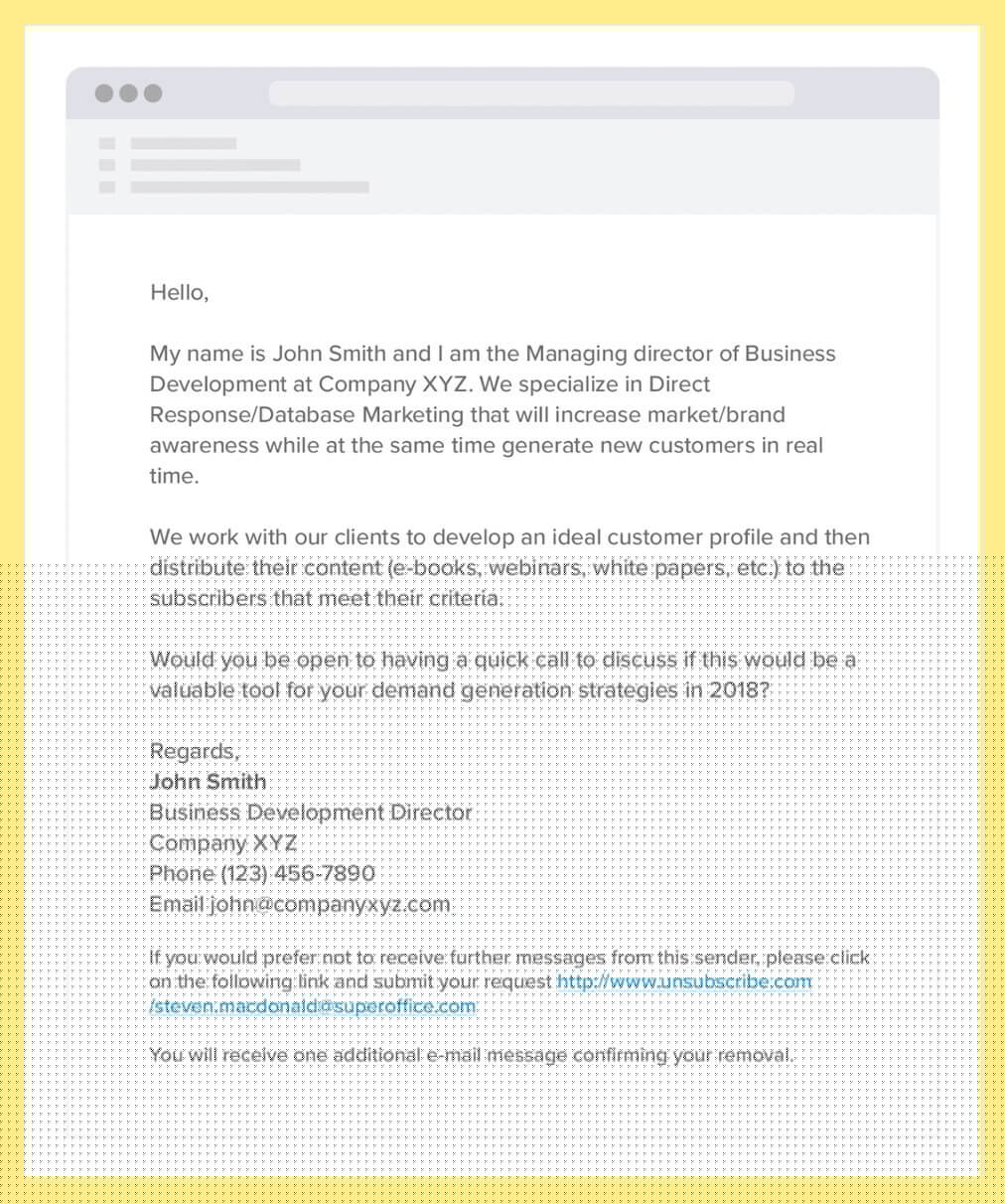 business request email
