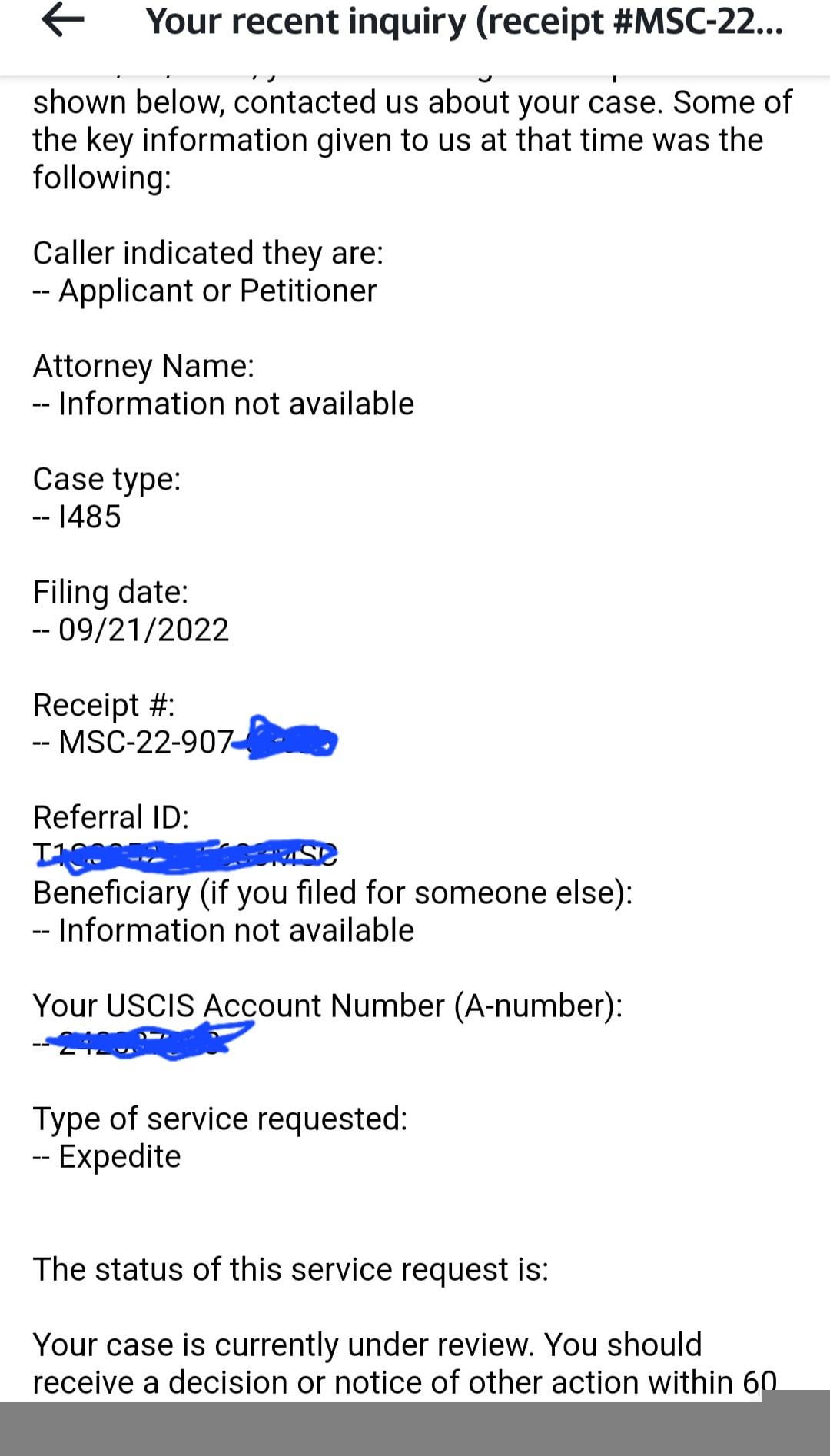 can you expedite this request