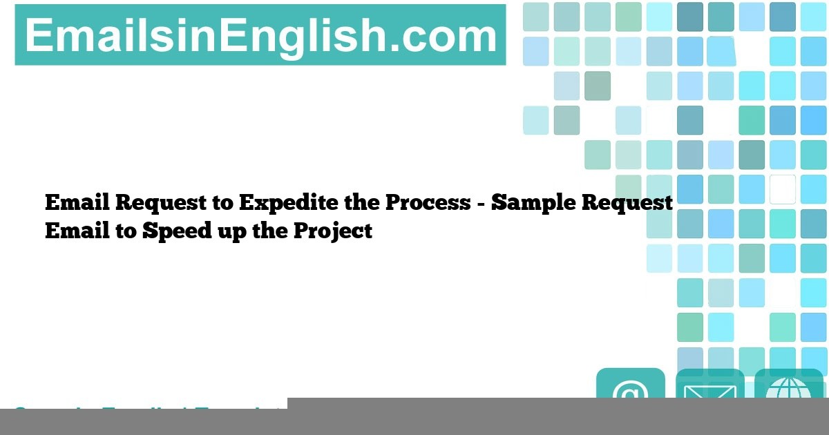 can you please expedite the process