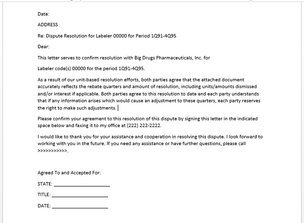 conflict resolution email example