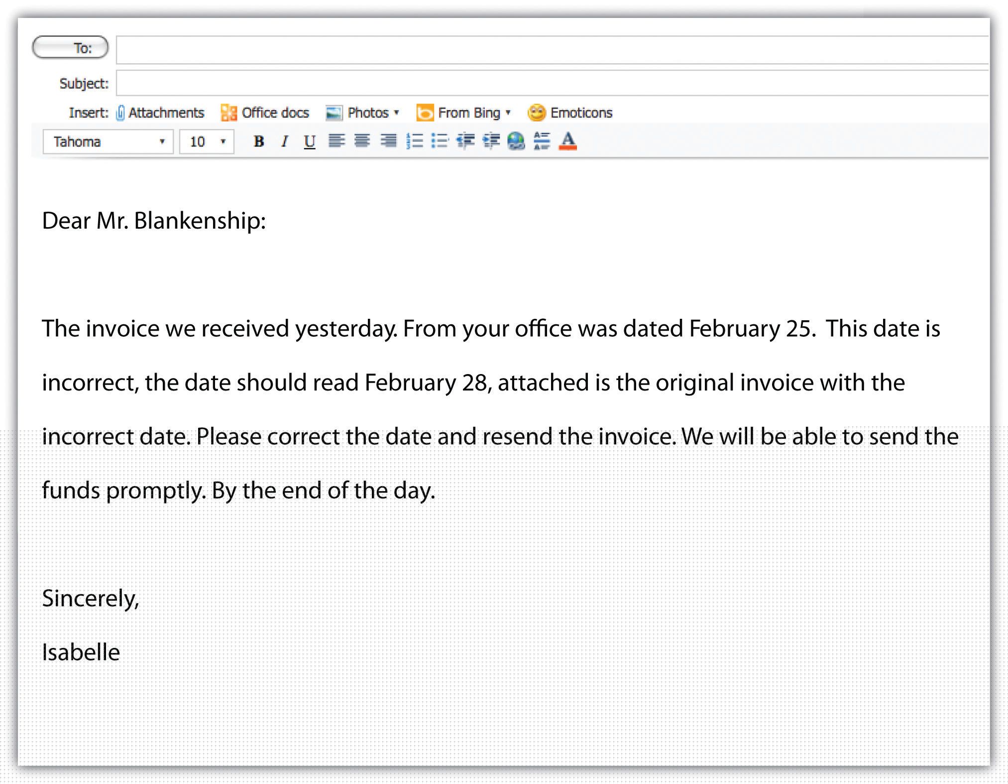 courtesy visit email sample
