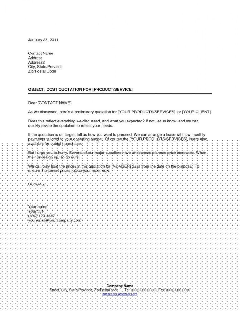 decline quotation email sample