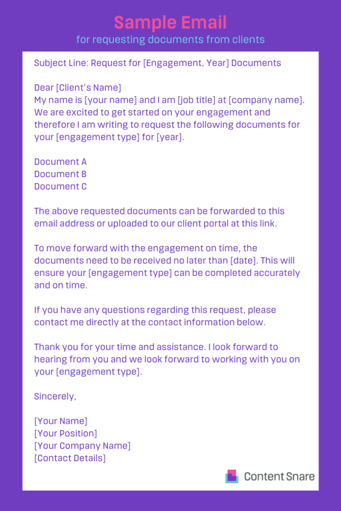 document mail format