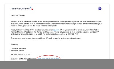 email american airlines for refund