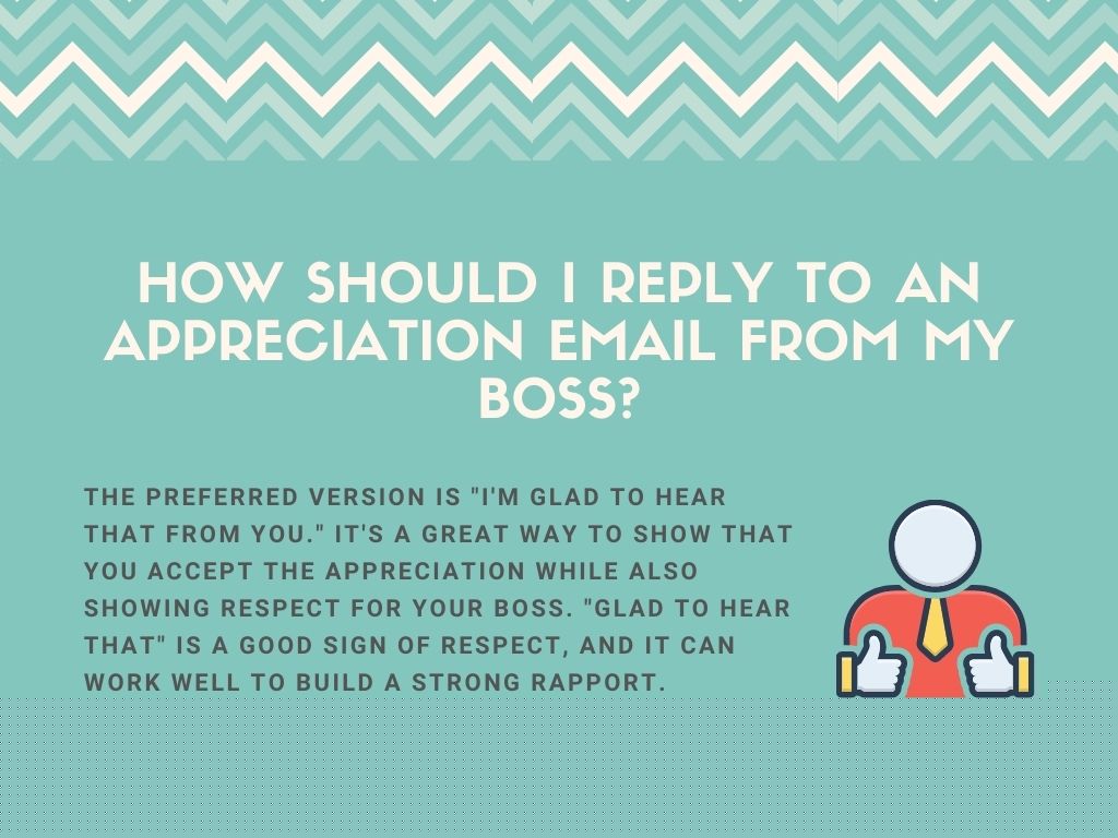 how to reply manager appreciation