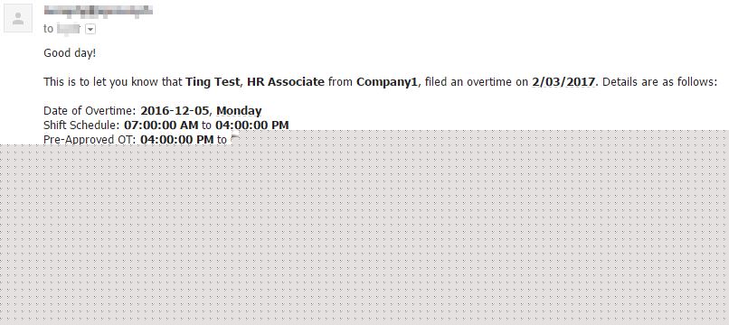 how to write email for overtime approval